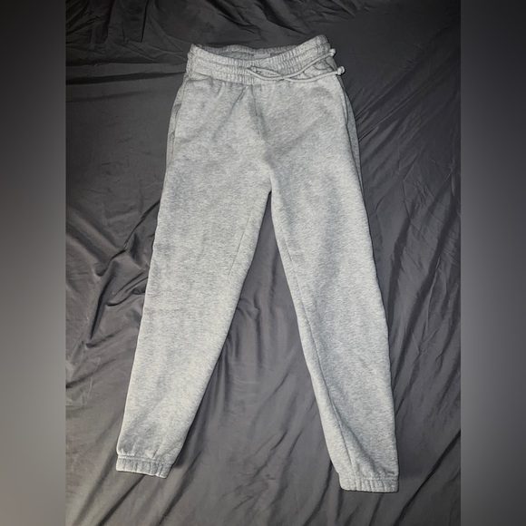 TNA Pants - TNA Terry Fleece Boyfriend Sweatpant 2XS (Light Grey)